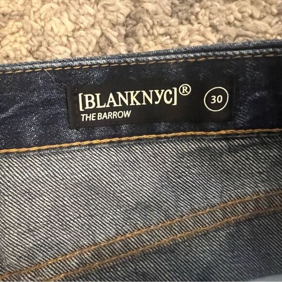 NWT Blank NYC the Barrow vintage high rise denim shorts size 30 distressed - Picture 6 of 9
